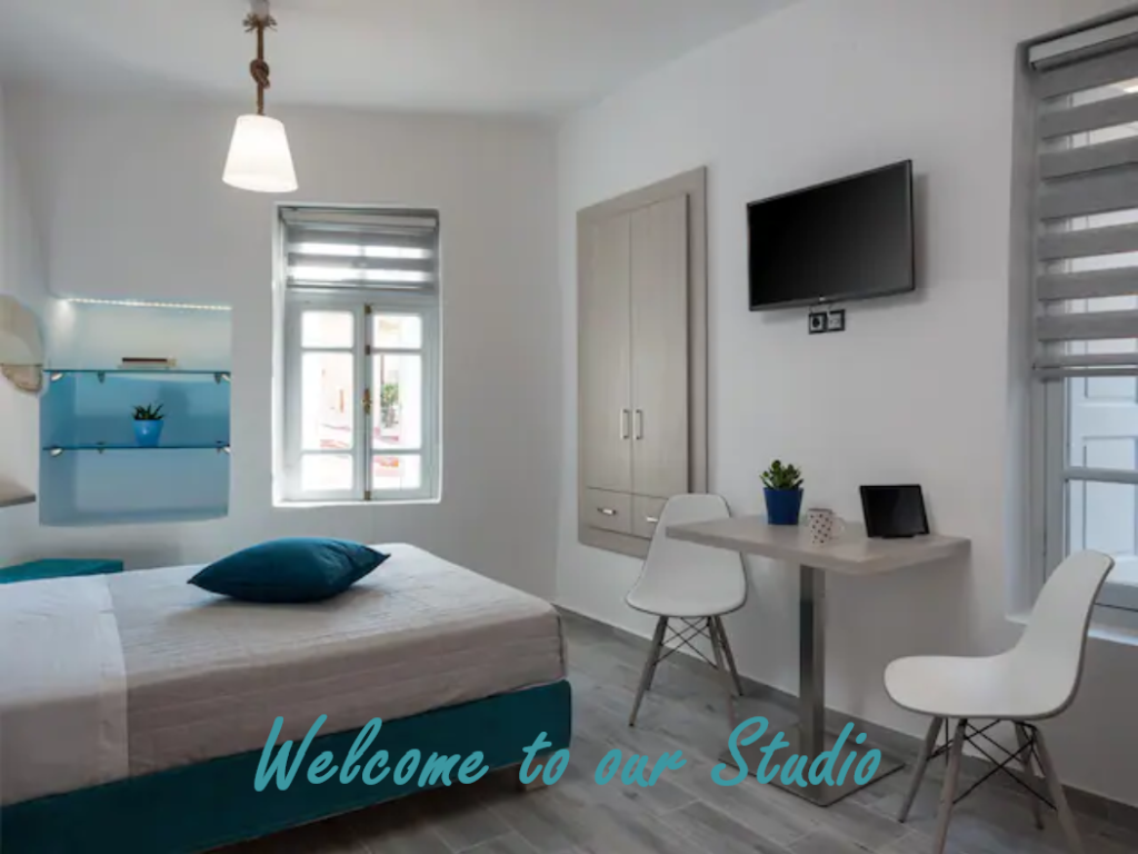 Interior of Roussa’s Studio after completing self check-in